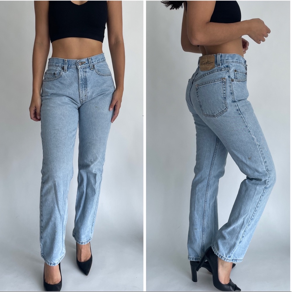 Vintage Levi's high rise light wash denim jeans - Picture 3 of 11